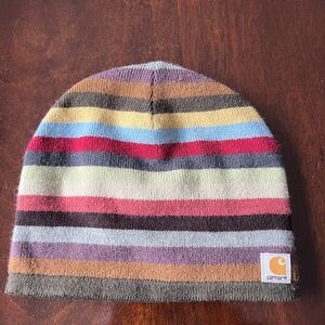 NOT FOR SALE SOLD OUT Carhartt Striped Fleece Lined Beanie